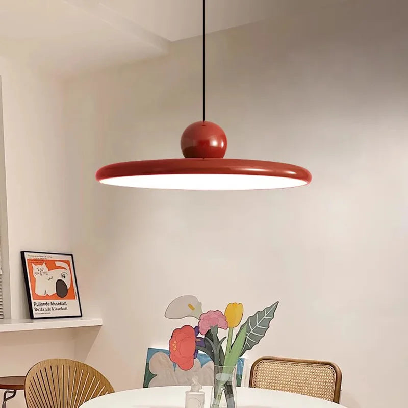 led nordique suspension lumière soucoupe volante éclairage intérieur