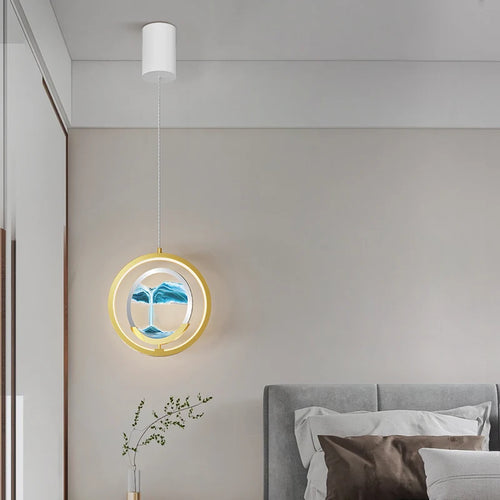 lustre créatif double tête style nordique sables mouvants