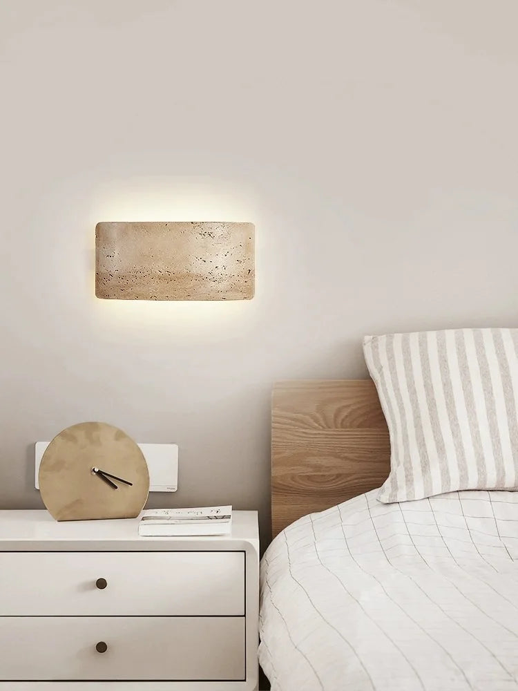 applique murale led wabi-sabi étanche pour jardin et intérieur