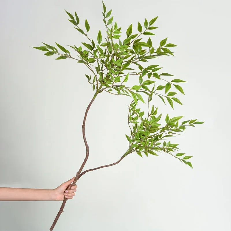 grande plante artificielle en bambou pour décoration intérieure et extérieure
