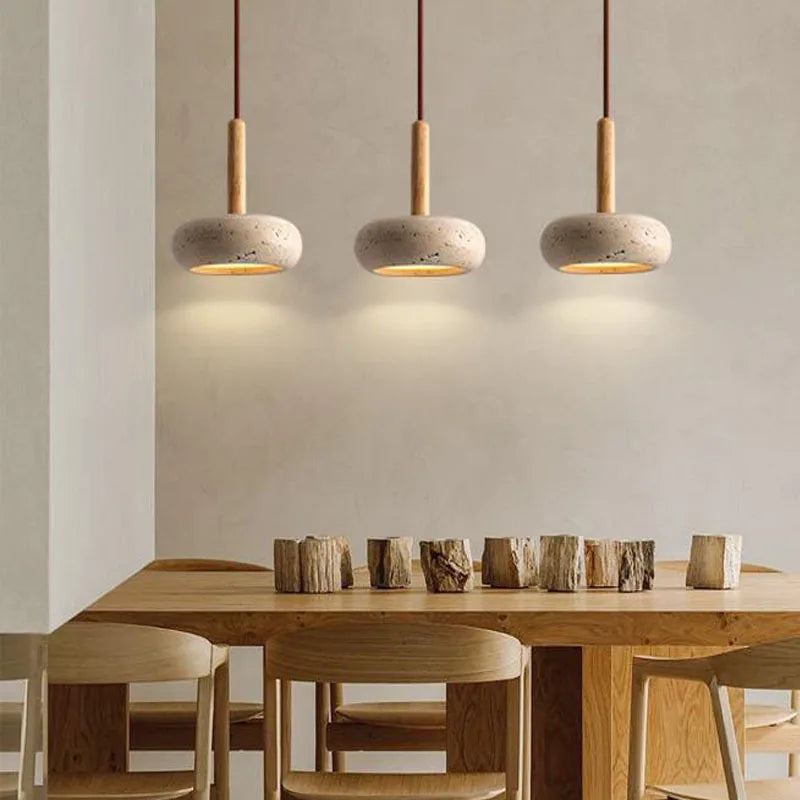 lustre nordique en marbre avec fil réglable