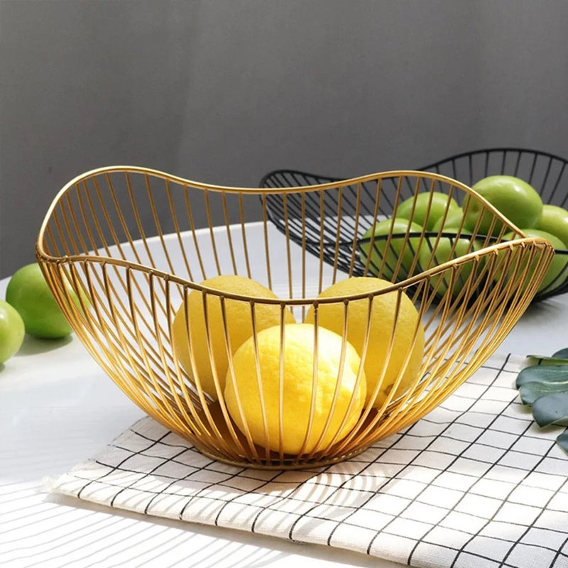 corbeille en métal pour fruits pain légumes et collations