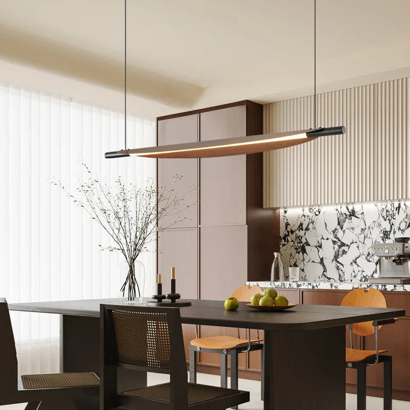 lustre minimaliste en métal avec 3 fils réglables pour bar