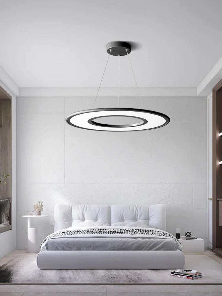 lustre moderne simple nordique minimaliste créatif led