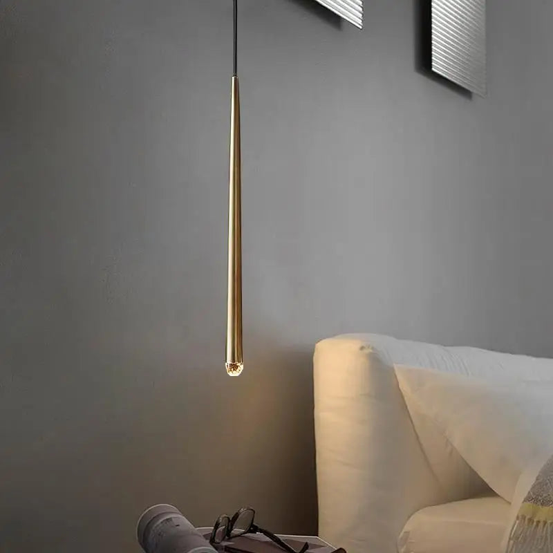 suspension lustre nordique en cuivre pour villa