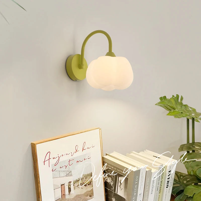 applique murale led modernes avec interrupteur à chaîne