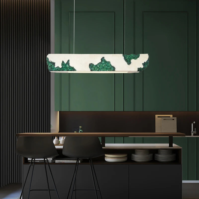 lustre minimaliste nordique wabi-sabi led pour restaurant bar