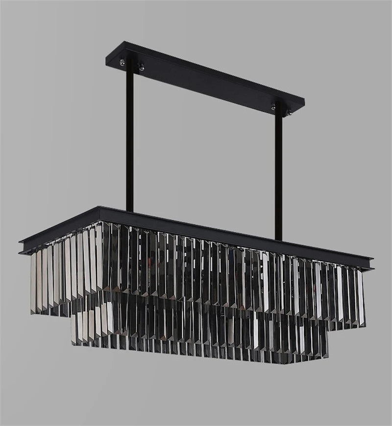 lustre moderne en cristal pour un éclairage élégant intérieur