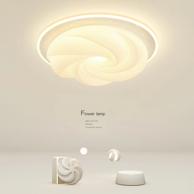 lustres minimalistes fleur nordiques lampe d'étude style moderne simple