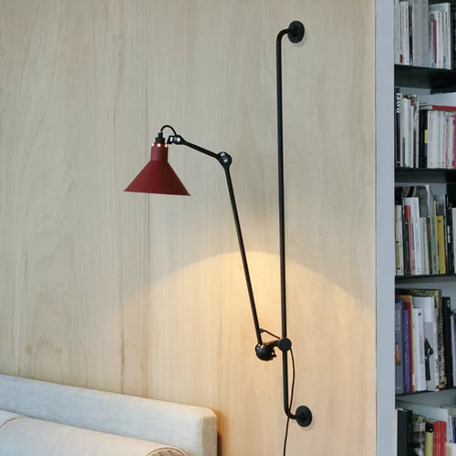 Applique murale LED Vintage rotative en métal