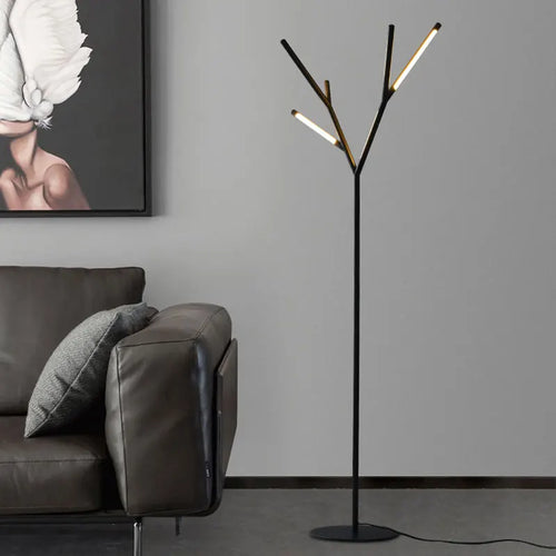 lampadaire nordique minimaliste led pour ambiance décorative