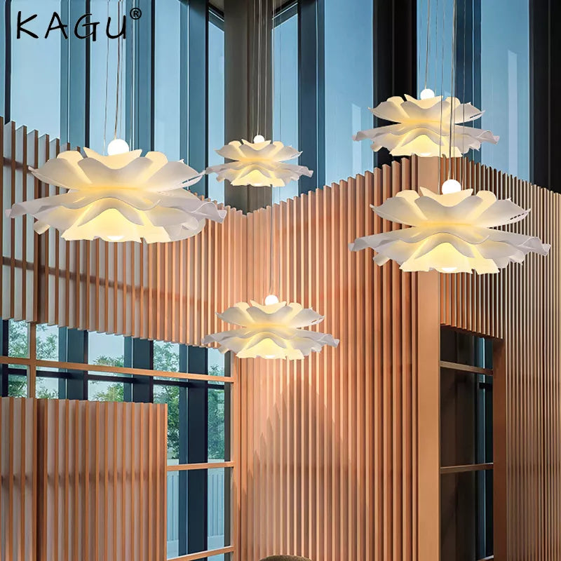 Suspension design LED simple et moderne