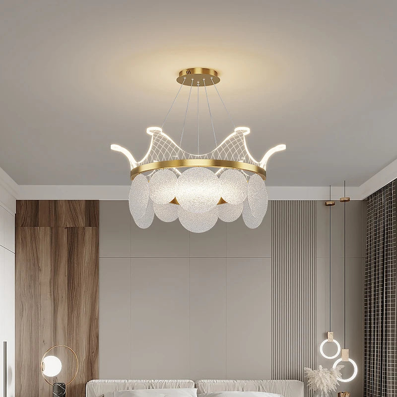 lustre moderne minimaliste de luxe pour enfants nordique