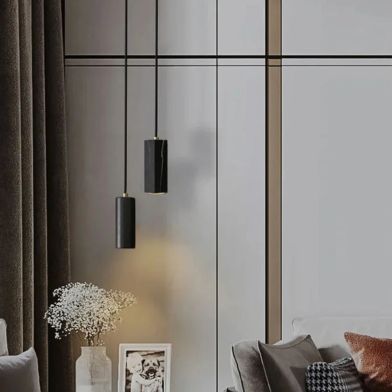 suspension en marbre de luxe pour décoration intérieure