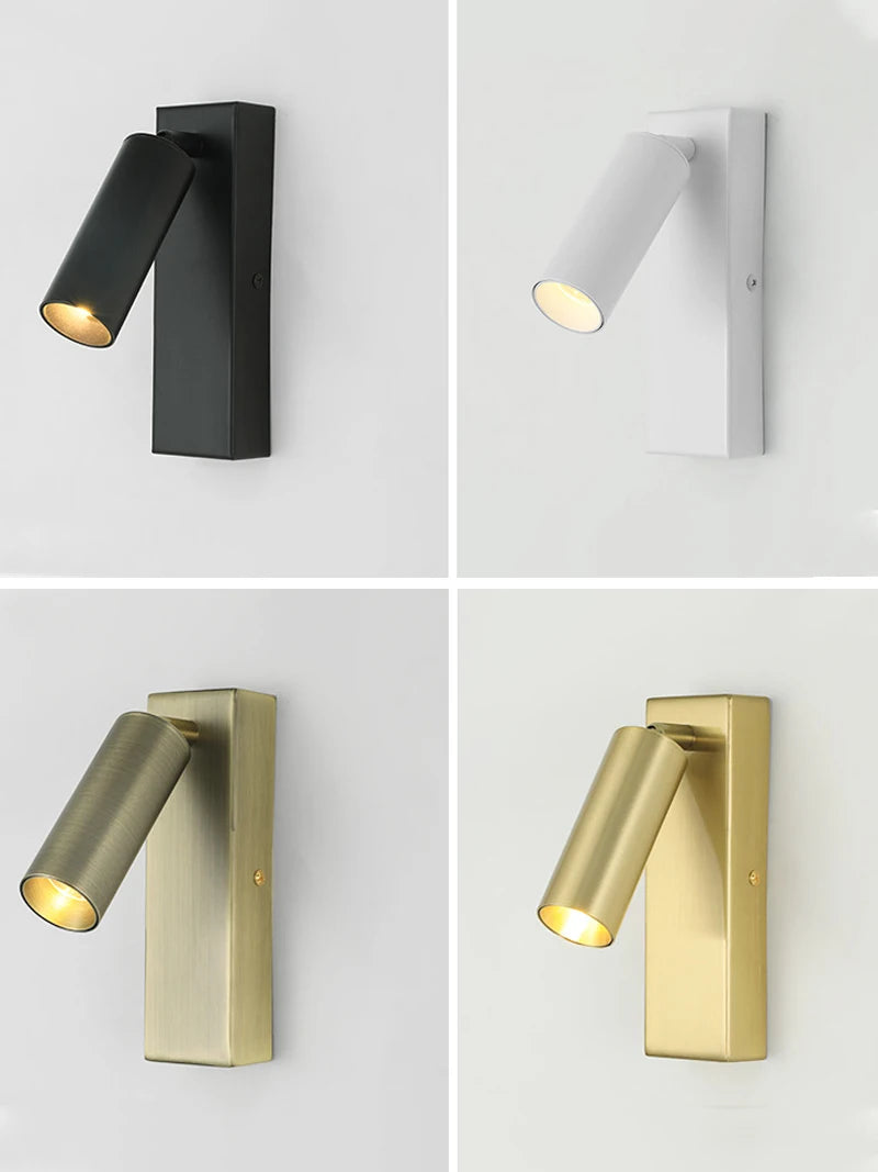 applique murale led rotative moderne pour lecture