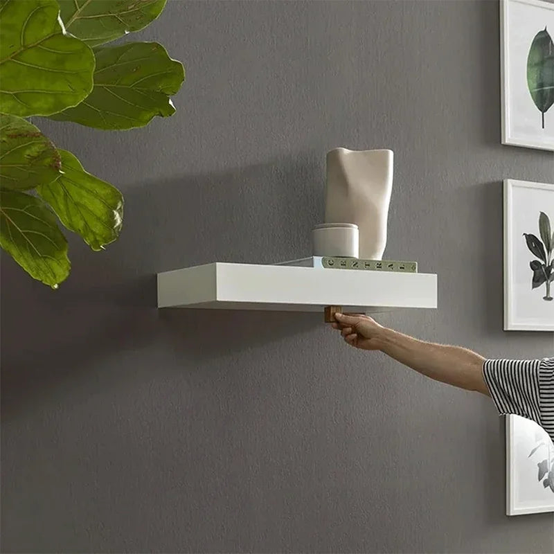 solution de rangement murale étagère design avec compartiment secret