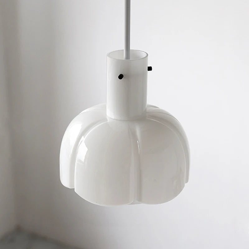 lampe led suspendue en verre design nordique pour intérieur