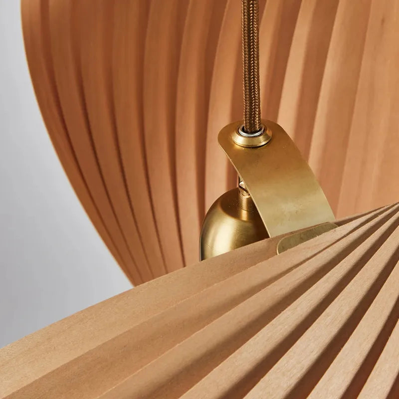 Suspension en bois de style nordique