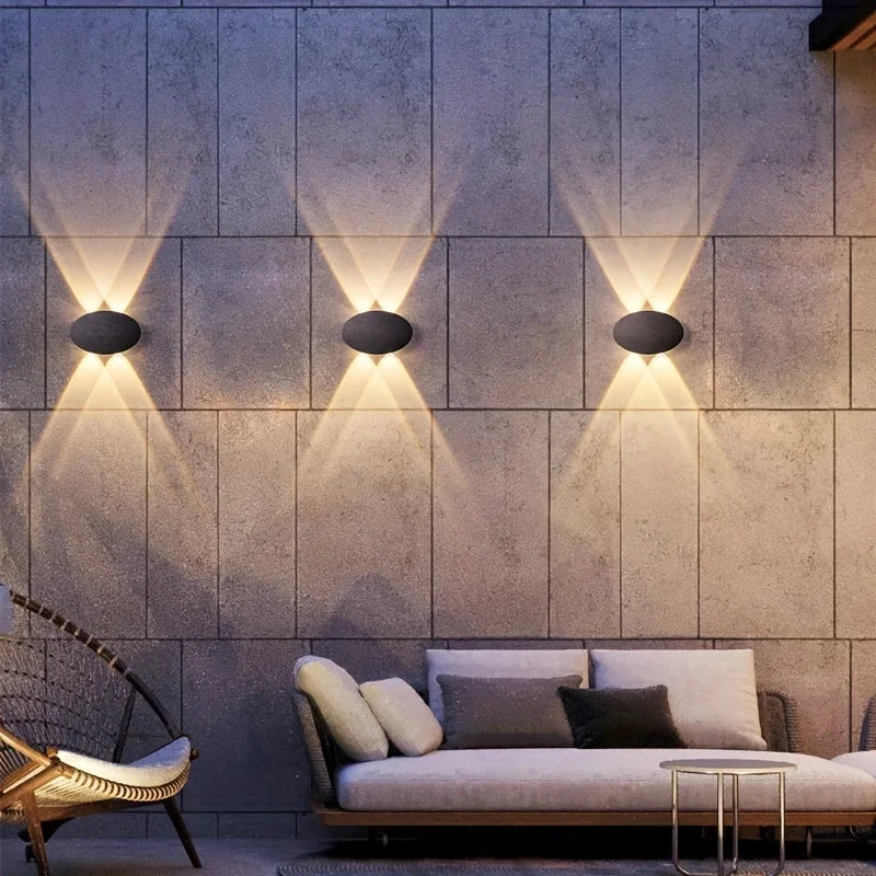 applique murale étanche pour intérieur et extérieur lumière chaude