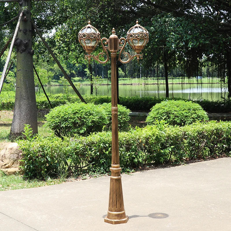 lampadaire extérieur étanche style européen pour jardin et parc