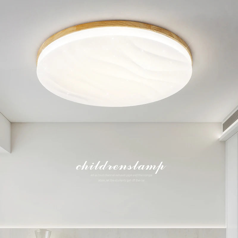 plafonnier en bois moderne pour intérieur design et élégant