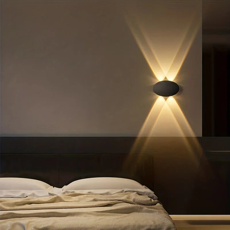 applique murale étanche pour intérieur et extérieur lumière chaude