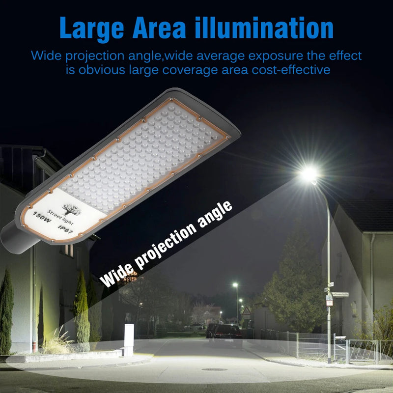 lampadaire led étanche ultra lumineux éclairage de sécurité extérieur