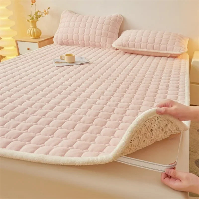 matelas en polaire épais pour hiver et dortoir étudiant