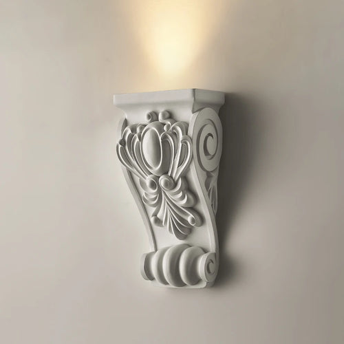 applique murale vintage française style nordique sculptée décorative