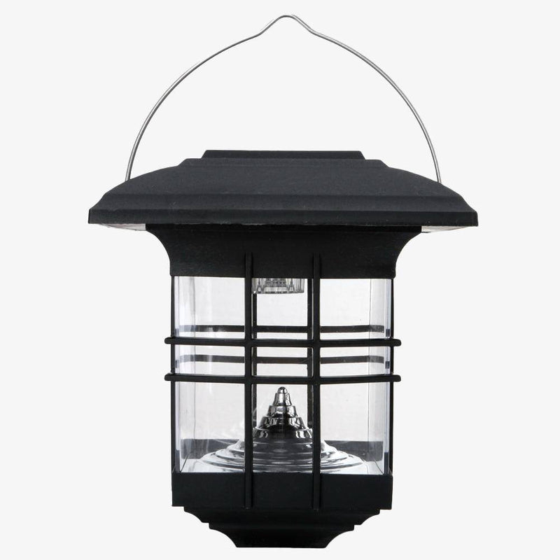 Lanterne extérieur LED verre et métal Hanging