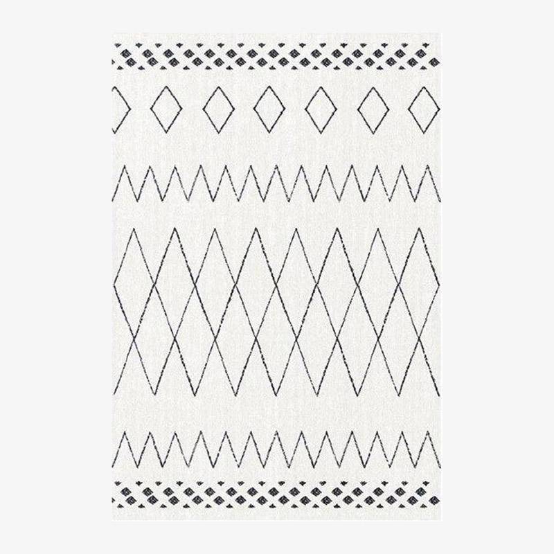 Tapis rectangle aux formes géométriques style Piquio L