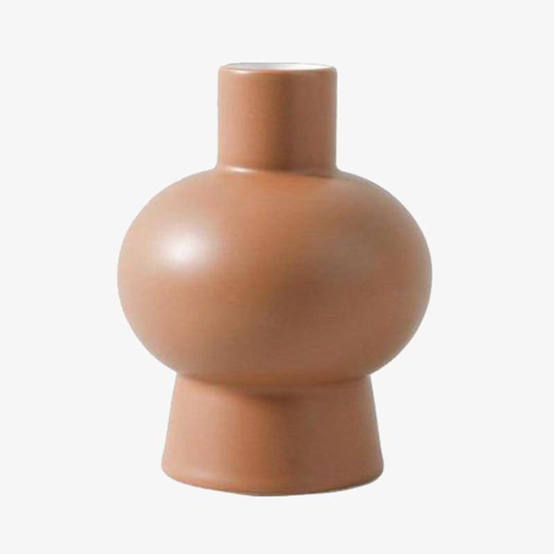 Vase design en céramique colorée style Bonsai