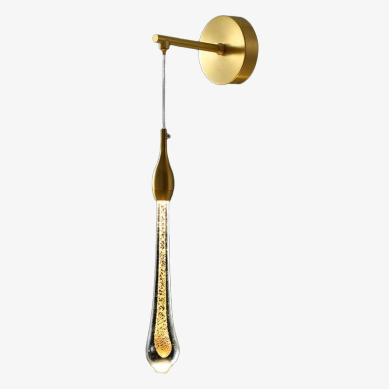 Applique murale moderne suspendue dorée luxury Gabriella