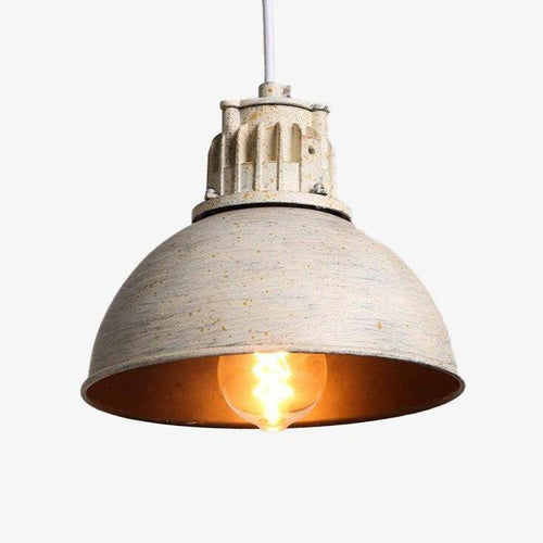 Suspension retro demi boule style industrielle
