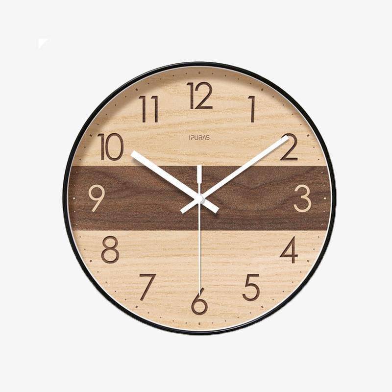 Horloge murale ronde moderne style Factory D