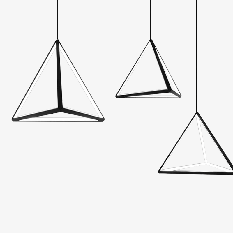 Suspension design pyramide à LED Novelty