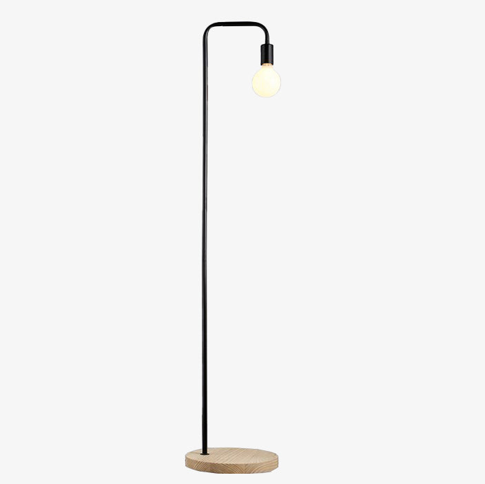 Lampadaire industriel minimaliste Caldera