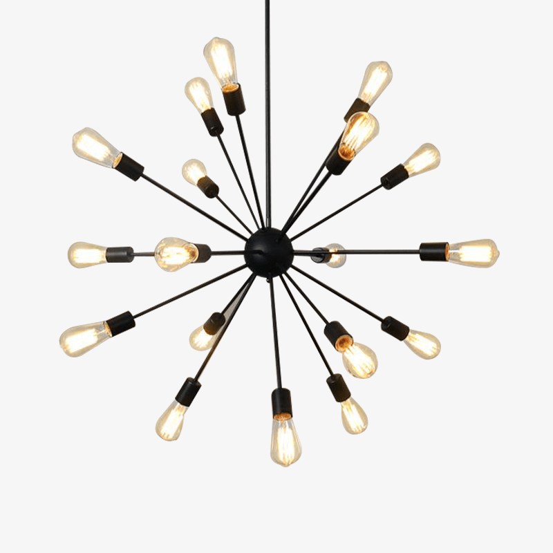 Lustre suspension en boule avec plusieurs bras Sputnik