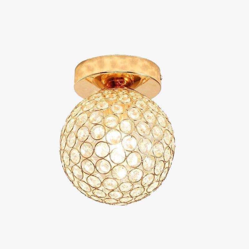 Plafonnier design LED en forme sphérique métal Palaos