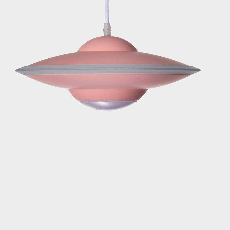 Suspension design LED avec abat-jour soucoupe métal Industriel