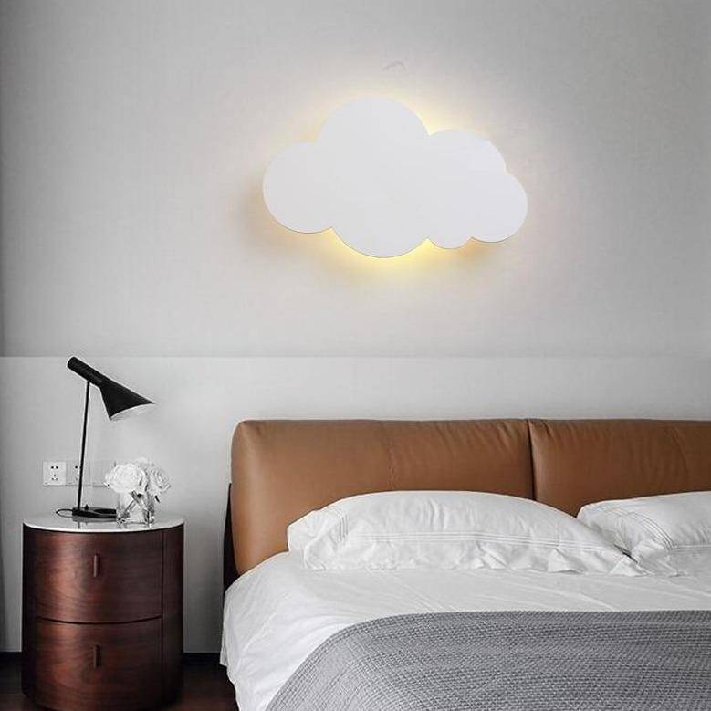 Applique murale enfant à LED nuage coloré