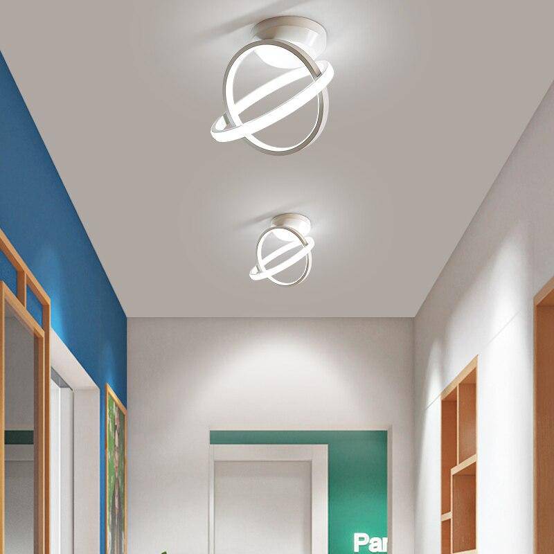 Plafonnier moderne LED avec disques lumineux en métal