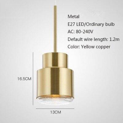 Personnalité nordique lampes suspendues à tête unique E27 lampes à pendentif LED pour salon chambre salle de bains allée restaurant chambre d'hôtel
