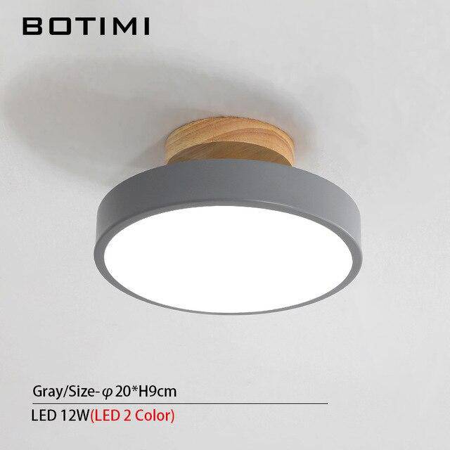 Plafonnier moderne LED rond aux bords épais Lighty