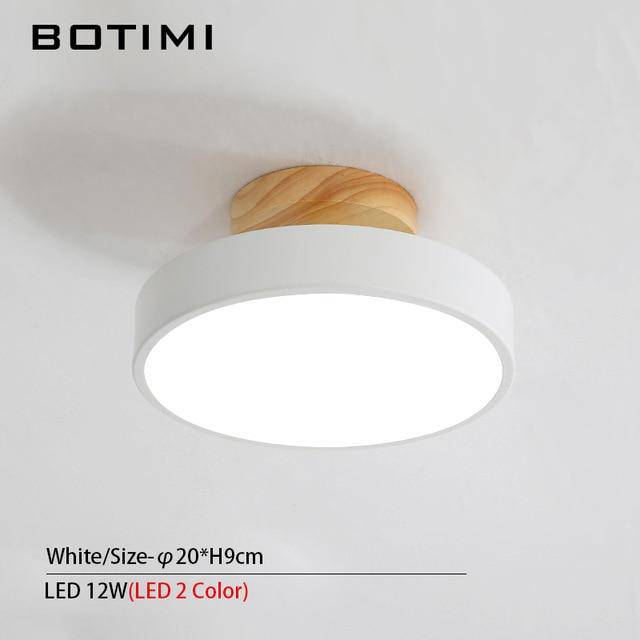 Plafonnier moderne LED rond aux bords épais Lighty