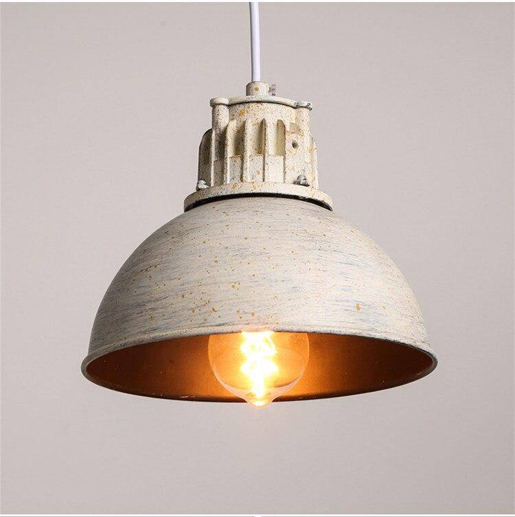 Suspension retro demi boule style industrielle