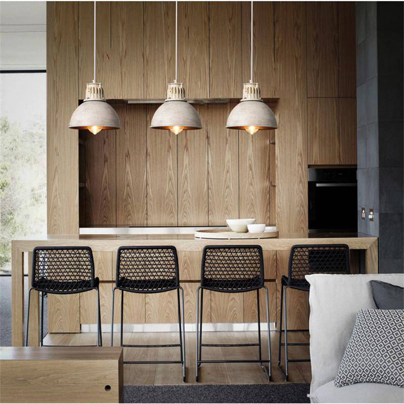 Suspension retro demi boule style industrielle
