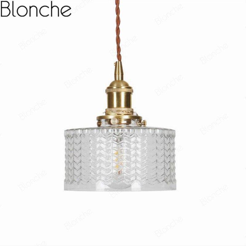 Suspension moderne LED métal et abat-jour en verre