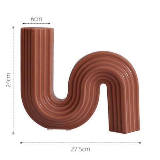 Vase moderne aux formes géométriques style Floride A