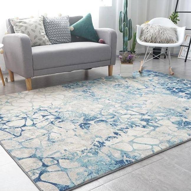 Tapis rectangle moderne style Light Luxury B